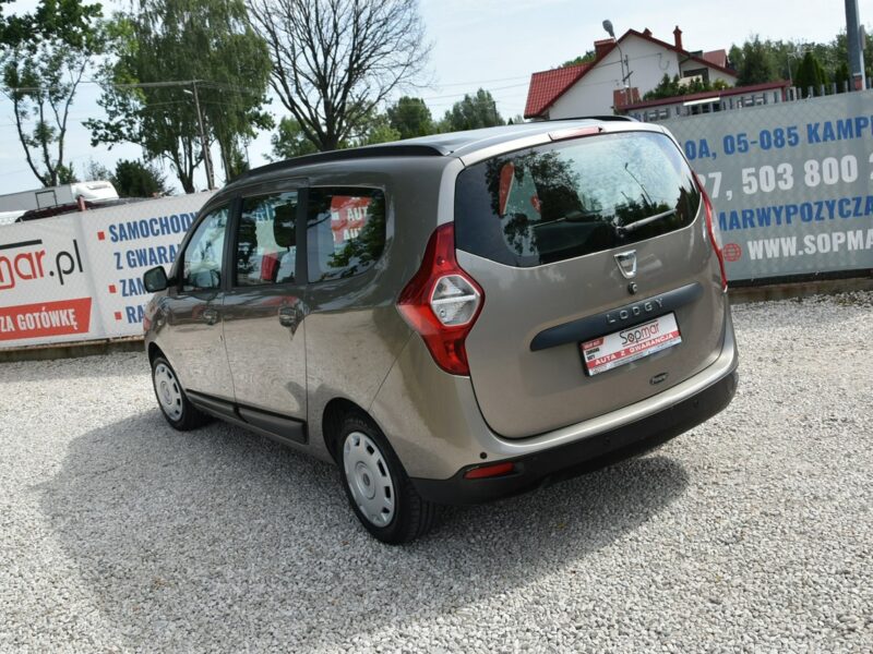 Dacia Lodgy 1.6 BENZYNA 82KM 2013r. Polski SALON Klima 5 osób Polecam