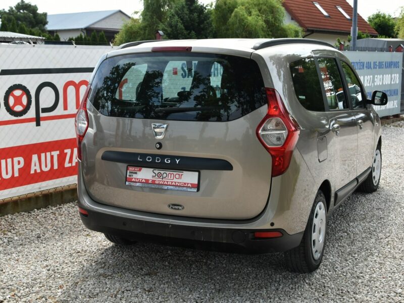 Dacia Lodgy 1.6 BENZYNA 82KM 2013r. Polski SALON Klima 5 osób Polecam