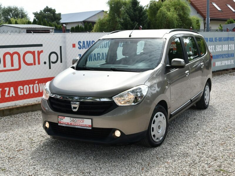 Dacia Lodgy 1.6 BENZYNA 82KM 2013r. Polski SALON Klima 5 osób Polecam