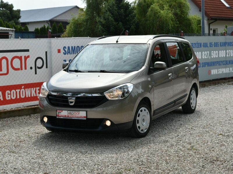 Dacia Lodgy 1.6 BENZYNA 82KM 2013r. Polski SALON Klima 5 osób Polecam