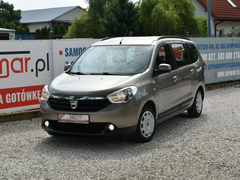 Dacia Lodgy 1.6 BENZYNA 82KM 2013r. Polski SALON Klima 5 osób Polecam