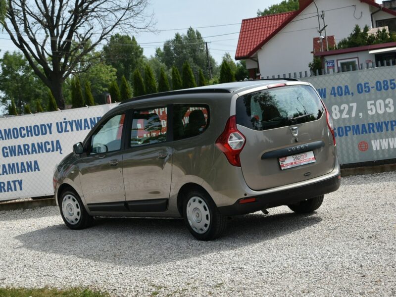 Dacia Lodgy 1.6 BENZYNA 82KM 2013r. Polski SALON Klima 5 osób Polecam