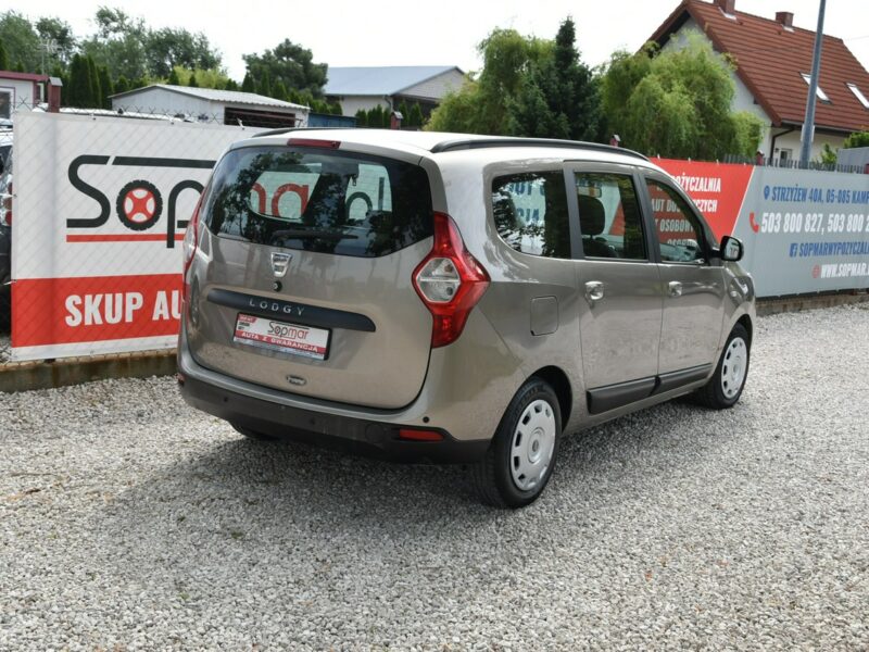 Dacia Lodgy 1.6 BENZYNA 82KM 2013r. Polski SALON Klima 5 osób Polecam