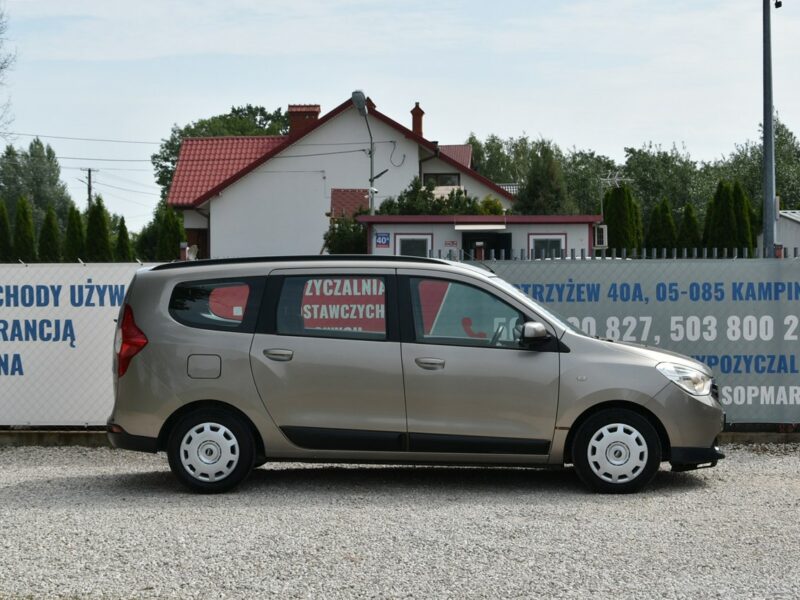 Dacia Lodgy 1.6 BENZYNA 82KM 2013r. Polski SALON Klima 5 osób Polecam