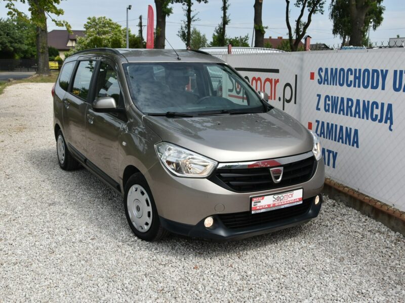 Dacia Lodgy 1.6 BENZYNA 82KM 2013r. Polski SALON Klima 5 osób Polecam
