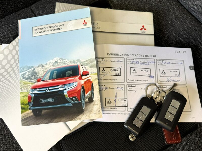 Mitsubishi Outlander 4x4, PL Salon, 7-dmio Osobowy, LED, Kamera cofani, Tempomat, Bluetooth III (2012-)