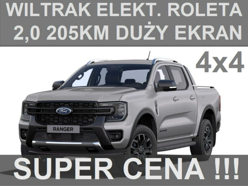 Ford Ranger Wildtrak 205KM 4x4 Roleta Kamera 360 Niska Cena 2569 zł VI (2022-)