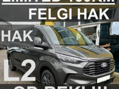 Ford Transit Custom Limited L2 150KM Felgi Hak Niska Cena Dostępny od ręki !! 2212zł