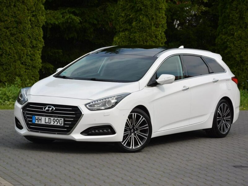 Hyundai i40 Lift Premium Skóry bi-Xenon Ledy Panorama Navi Wentylacja EL.Klapa