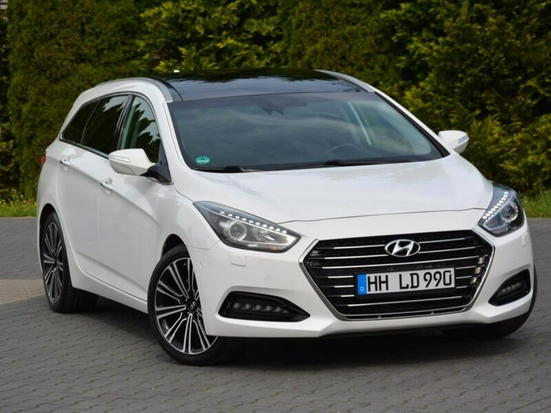 Hyundai i40 Lift Premium Skóry bi-Xenon Ledy Panorama Navi Wentylacja EL.Klapa