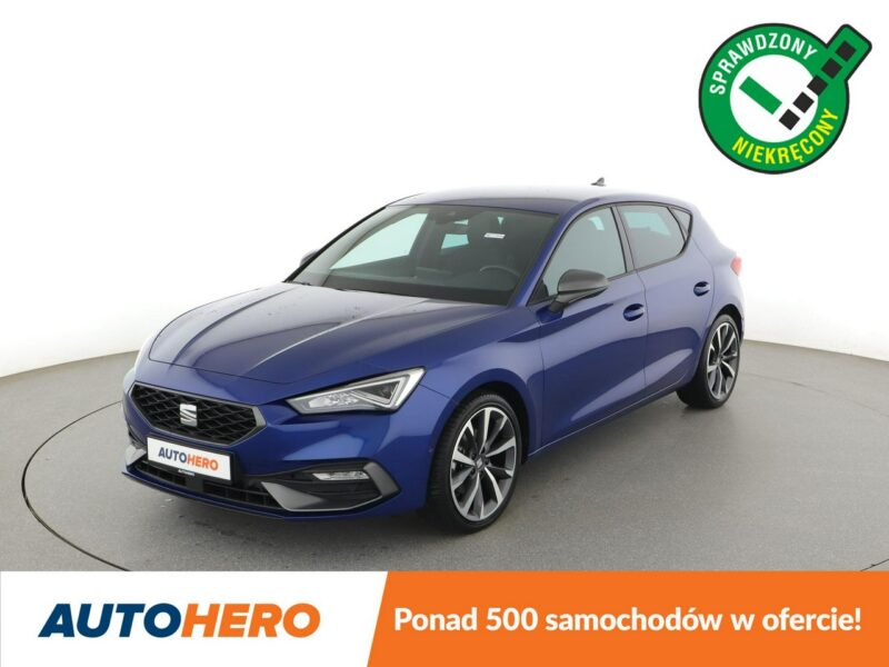 Seat Leon DSG mHEV full LED virtual cocopit navi kamera i czujniki parkowania IV (2020 - )