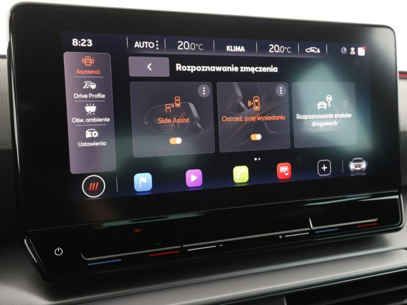 Seat Leon DSG mHEV full LED virtual cocopit navi kamera i czujniki parkowania IV (2020 - )