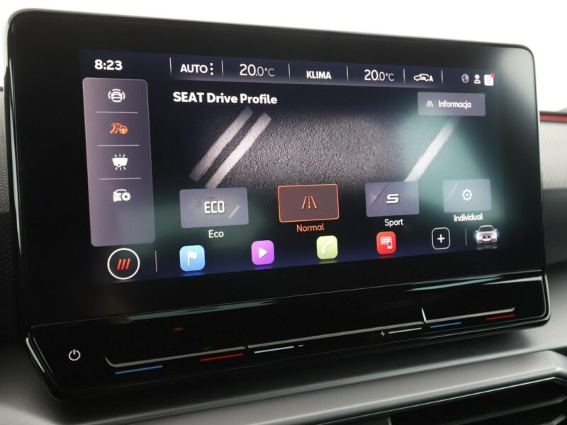 Seat Leon DSG mHEV full LED virtual cocopit navi kamera i czujniki parkowania IV (2020 - )
