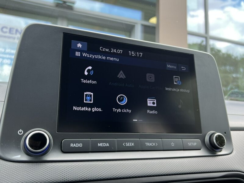 Hyundai Kona 1.0 T-GDI 120KM 7DCT STYLE Kamera Android LED Salon Polska 1rej.2023 I (2017-2023)