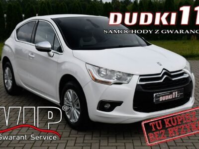 Citroen DS4 1,6Benz DUDKI11 Masaże,Klimatr 2 str.Tempomat.Pół-Skóry.kredyt.OKAZJA