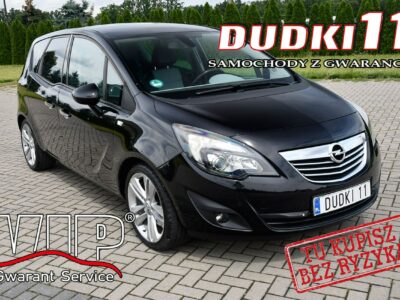 Opel Meriva 1,4Turbo DUDKI11 Klimatr 2 str.Temp.Podg.Fot.Hak.Alu.kredyt,OKAZJA II (2010-)