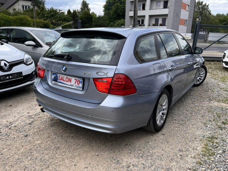BMW 318 2.0 1wł Klima Alu Czujki Parkowan 6 biegów Bez Rdzy Stan BDB BEzwypadk E90 (2005-2012)