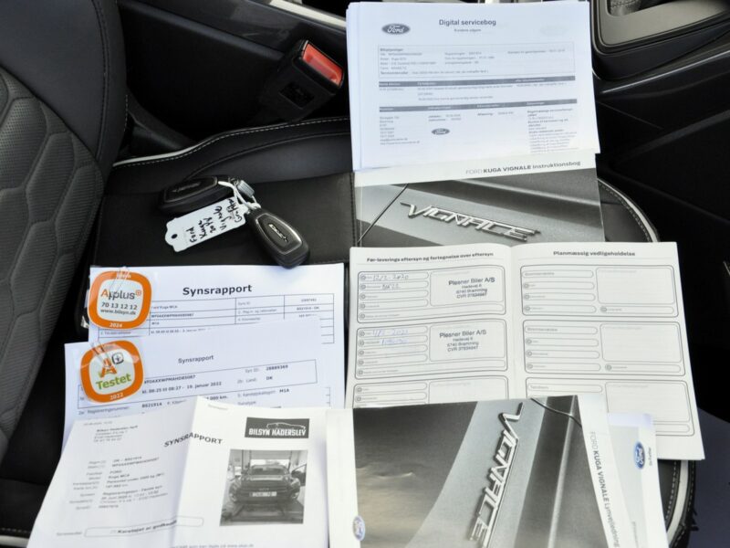 Ford Kuga 2,0TDCi 180KM ViGNALE/AWD/Skóra/Serwis/FullLed/BLiS/Navi/Android/PDC II (2012-)