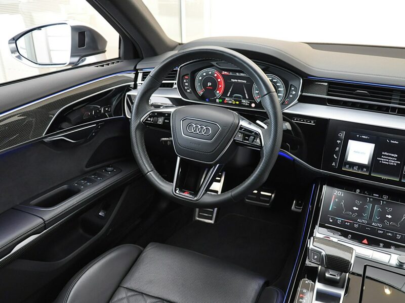 Audi S8 V8 571 KM Quattro B&O3D VirtualPlus MatrixHD Oled Kamery360 Hak Black D5 (2017-)