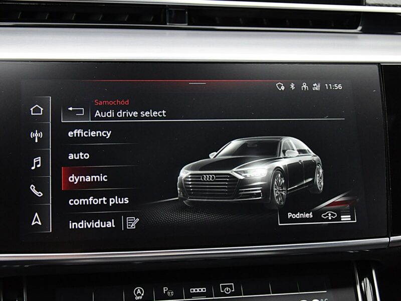 Audi S8 V8 571 KM Quattro B&O3D VirtualPlus MatrixHD Oled Kamery360 Hak Black D5 (2017-)