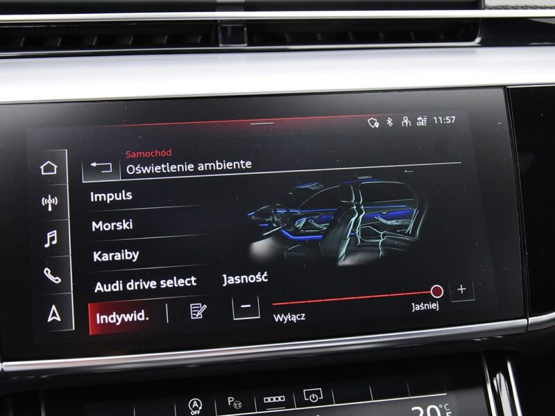 Audi S8 V8 571 KM Quattro B&O3D VirtualPlus MatrixHD Oled Kamery360 Hak Black D5 (2017-)
