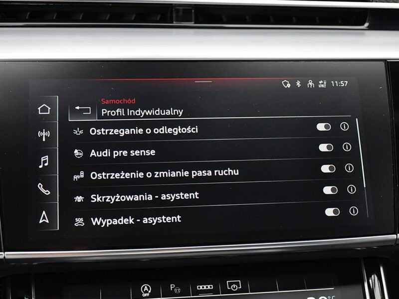 Audi S8 V8 571 KM Quattro B&O3D VirtualPlus MatrixHD Oled Kamery360 Hak Black D5 (2017-)