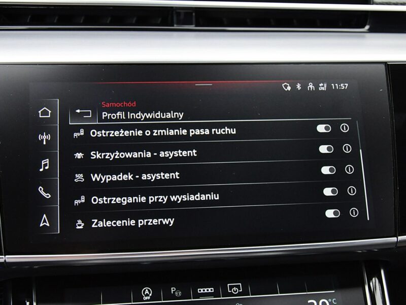 Audi S8 V8 571 KM Quattro B&O3D VirtualPlus MatrixHD Oled Kamery360 Hak Black D5 (2017-)