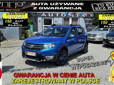 Dacia Sandero Stepway PIĘKNA,Navi, Klima,Czujniki*Super Stan*Gwarancja*Zamiana -Automi-x.pl II (2012-2020)