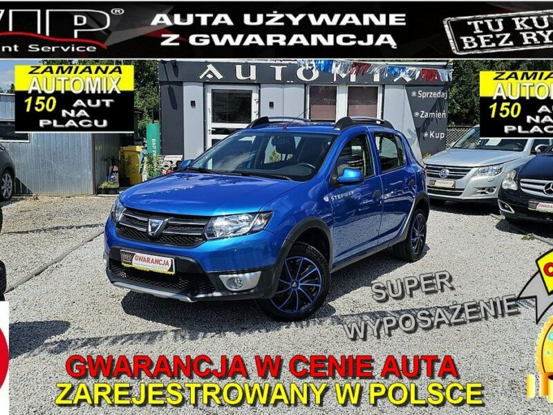 Dacia Sandero Stepway PIĘKNA,Navi, Klima,Czujniki*Super Stan*Gwarancja*Zamiana -Automi-x.pl II (2012-2020)