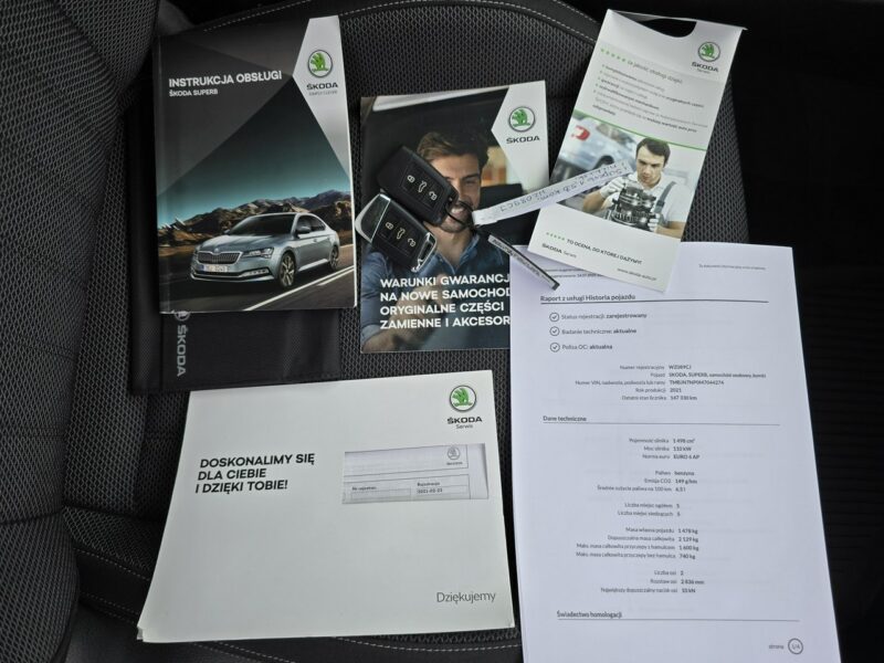 Škoda Superb STYLE +CANTON +Virtual DSG Salon Polska Serwis ASO GWARANCJA FV 23% III (2015-2023)
