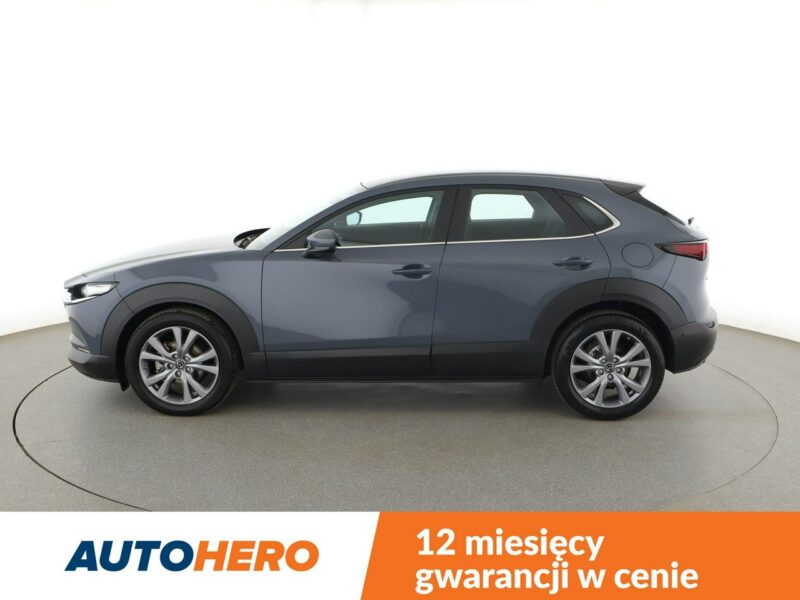 Mazda CX-30 mHEV navi LED klima auto kamera i czujniki parkowania grzane fotele
