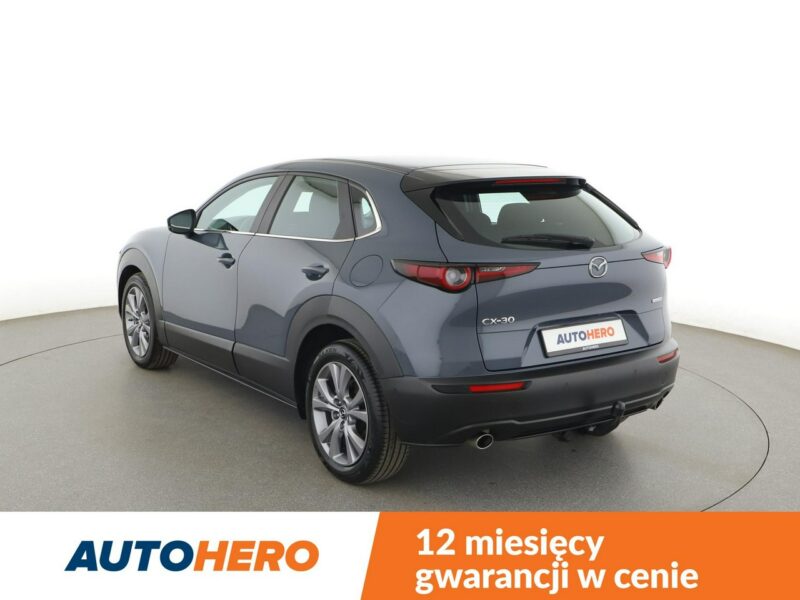 Mazda CX-30 mHEV navi LED klima auto kamera i czujniki parkowania grzane fotele