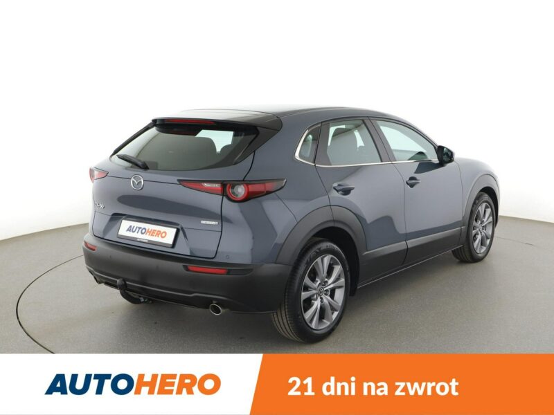 Mazda CX-30 mHEV navi LED klima auto kamera i czujniki parkowania grzane fotele