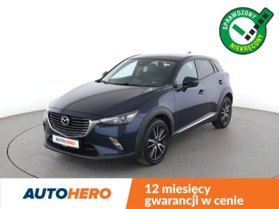 Mazda CX-3 skóra navi klima auto grzane fotele kamera i czujniki parkowania