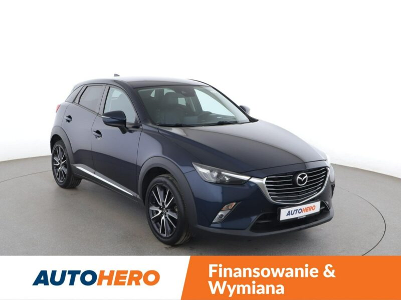Mazda CX-3 skóra navi klima auto grzane fotele kamera i czujniki parkowania