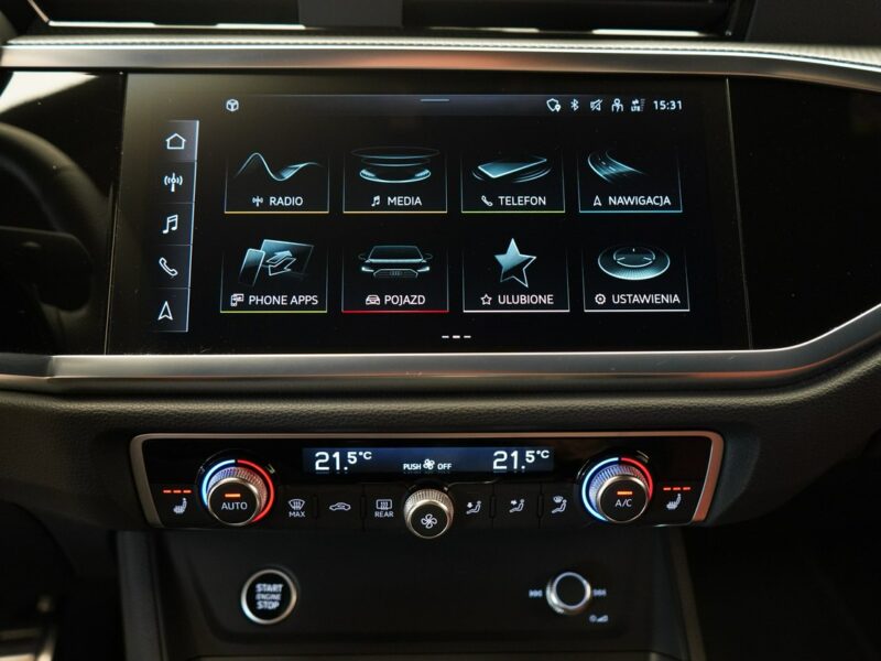 Audi Q3 Sportback 45TFSI 245 KM Quattro Sline VirtualPlus LED Kamera Black