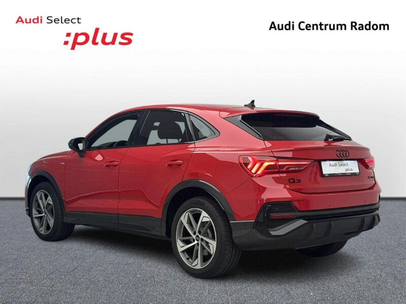 Audi Q3 Sportback 45TFSI 245 KM Quattro Sline VirtualPlus LED Kamera Black