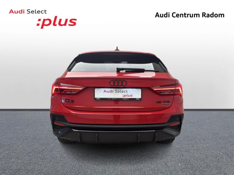 Audi Q3 Sportback 45TFSI 245 KM Quattro Sline VirtualPlus LED Kamera Black