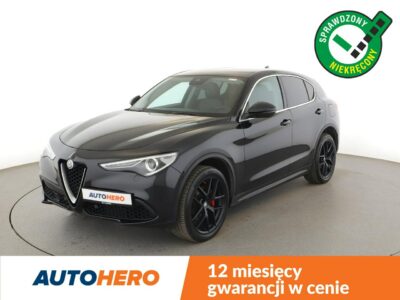 Alfa Romeo Stelvio 4x4, 280KM, skóra, navi, klima auto, LED, grzane fotele