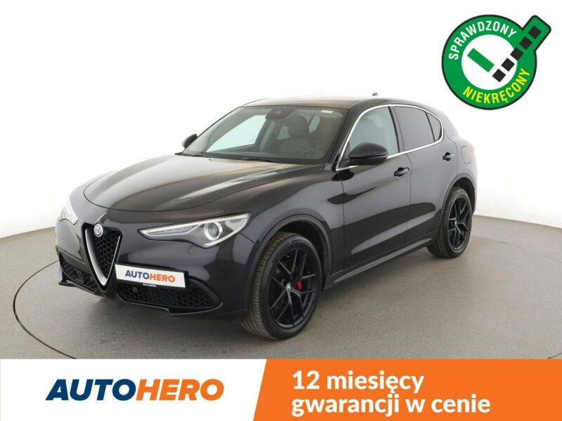 Alfa Romeo Stelvio 4x4, 280KM, skóra, navi, klima auto, LED, grzane fotele
