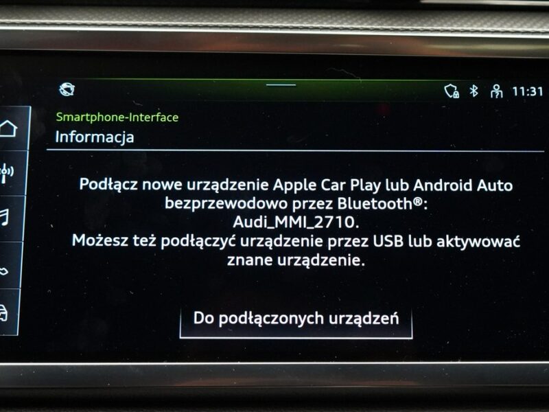 Audi Q3 Sportback 40TFSI Quattro 190KM Sline Kamera360 ACC MatrixLED
