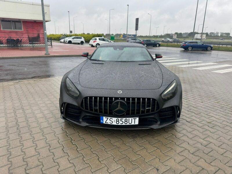Mercedes AMG GT R 585KM. Skrętna oś. Ceramika. Burmester High End. Karbon. Gwarancja.
