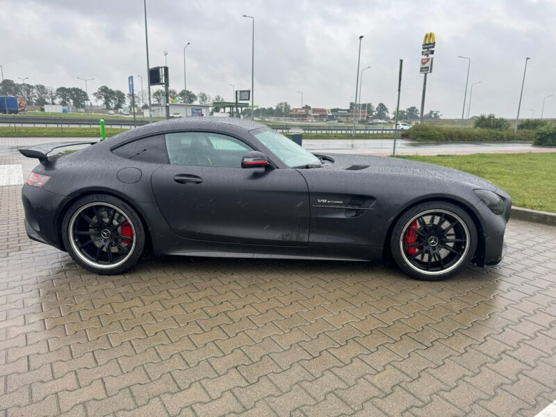 Mercedes AMG GT R 585KM. Skrętna oś. Ceramika. Burmester High End. Karbon. Gwarancja.