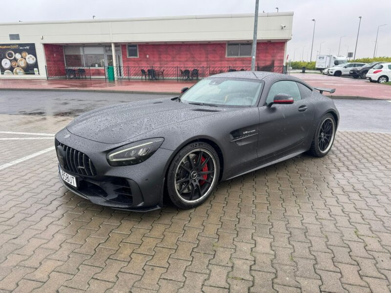 Mercedes AMG GT R 585KM. Skrętna oś. Ceramika. Burmester High End. Karbon. Gwarancja.