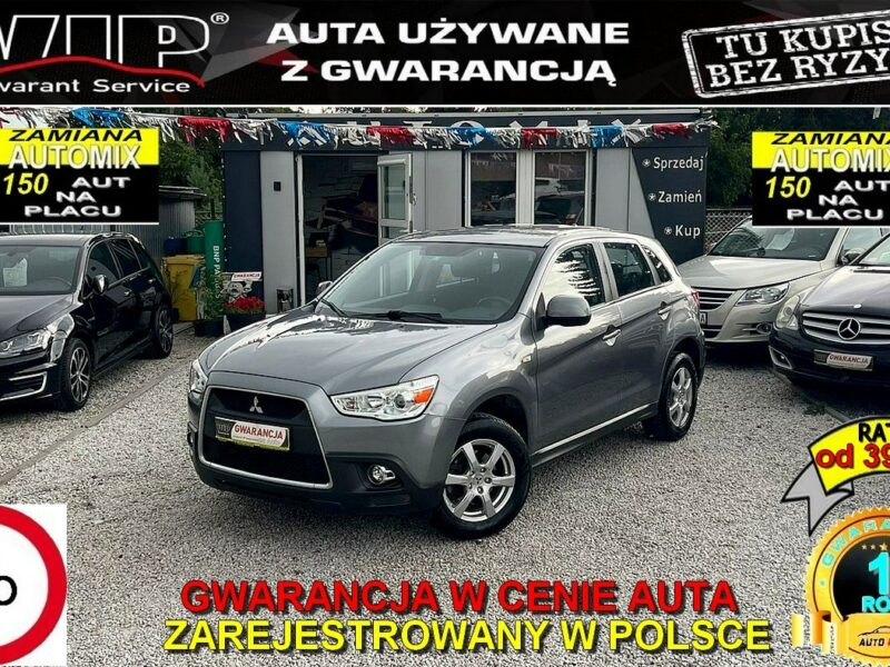 Mitsubishi ASX Benzyna,Super utrzymany,GWARANCJA w Cenie/Możliwa Zamiana- Automi-x.pl