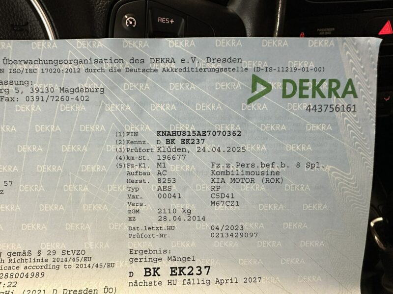 Kia Carens Kia Carens 1.7 CRDI Alu 18 Navi Zadbana Po Opłatach Gwarancja Raty IV (2013-)