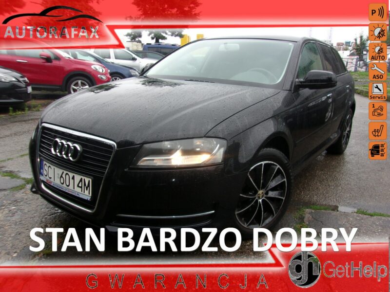 Audi A3 5 Drzwi PoLift 1.6 Mpi 102 Km Attraction Pod.Fotele Klimatyzacja Pdc 8P (2003-2012)
