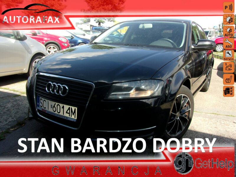 Audi A3 5 Drzwi PoLift 1.6 Mpi 102 Km Attraction Pod.Fotele Klimatyzacja Pdc 8P (2003-2012)