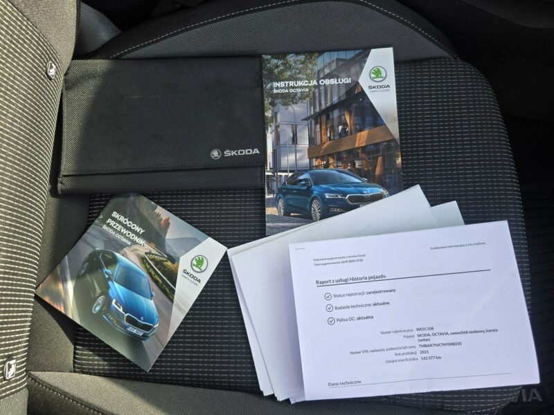 Škoda Octavia AMBITION 1.5 TSI 150KM Salon Polska Serwis ASO Skoda GWARANCJA FV 23% IV (2020-)