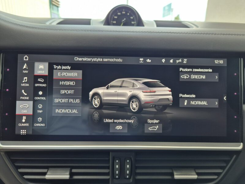 Porsche Cayenne e-Hybrid. Sport Design. Night Vision. ACC. Masaże. Dociągi. BOSE. FV. III(2017-)